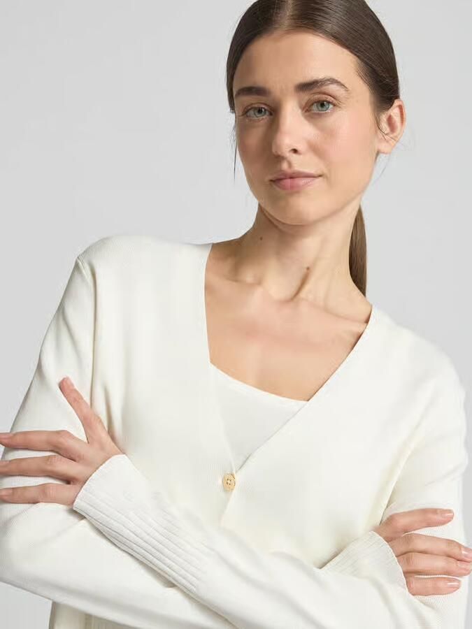 S.Oliver BLACK LABEL Regular fit gebreide jacks van viscosemix