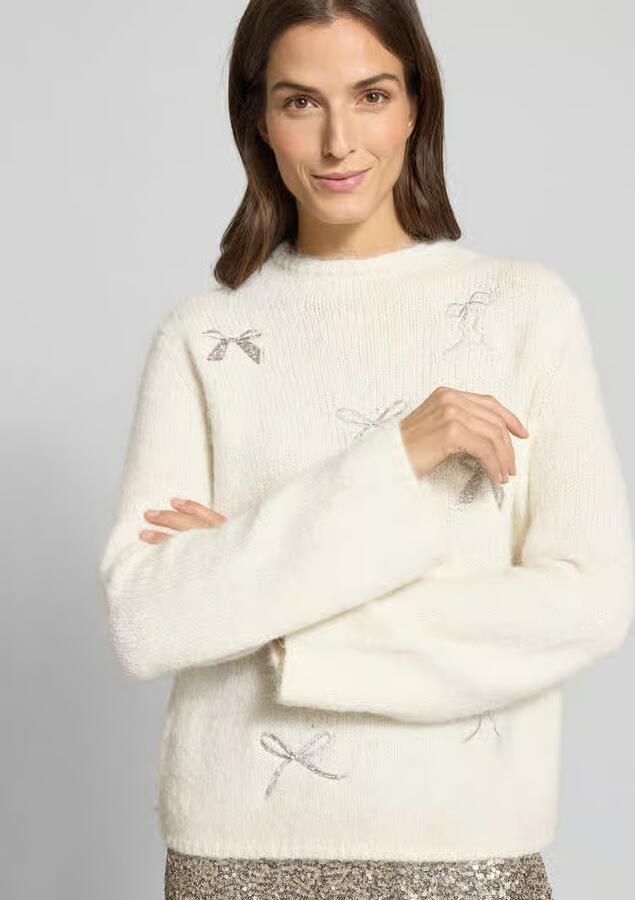 S.Oliver BLACK LABEL Regular fit gebreide pullover met wol - Foto 2