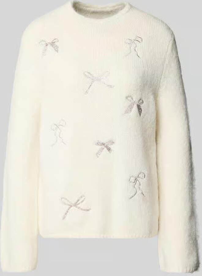 S.Oliver BLACK LABEL Regular fit gebreide pullover met wol