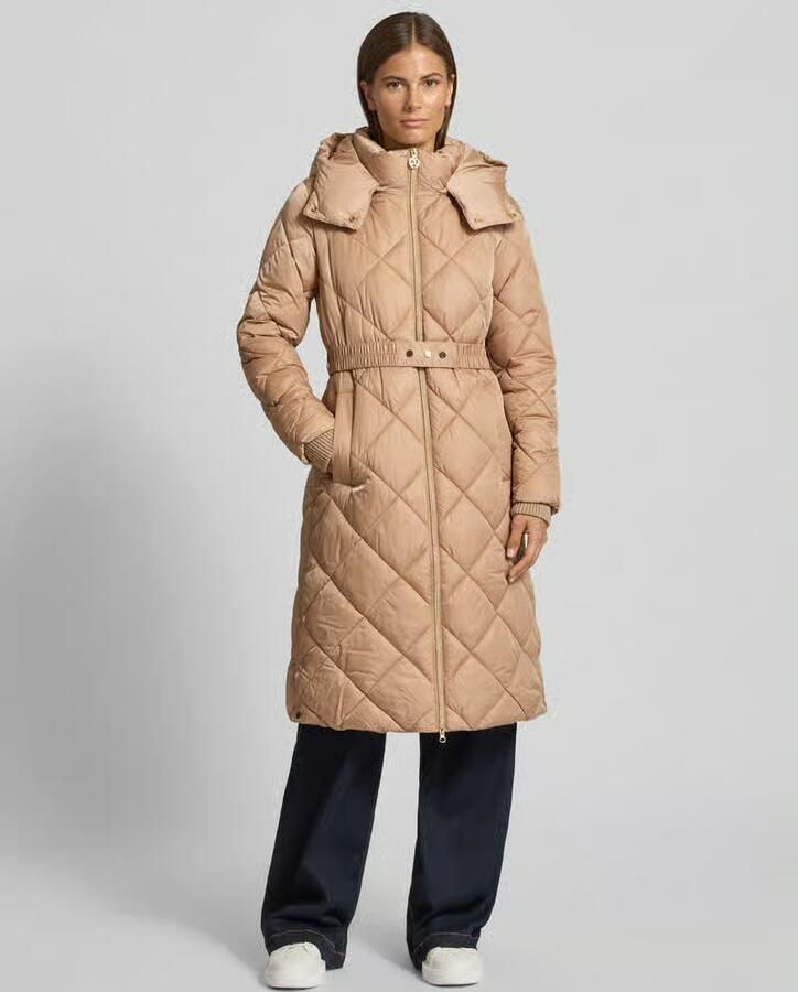 S.Oliver BLACK LABEL Regular fit gewatteerde lange jas met tweewegritssluiting - Foto 4