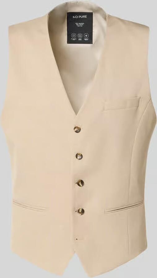 S.Oliver BLACK LABEL regular fit gilet met viscose - Foto 2