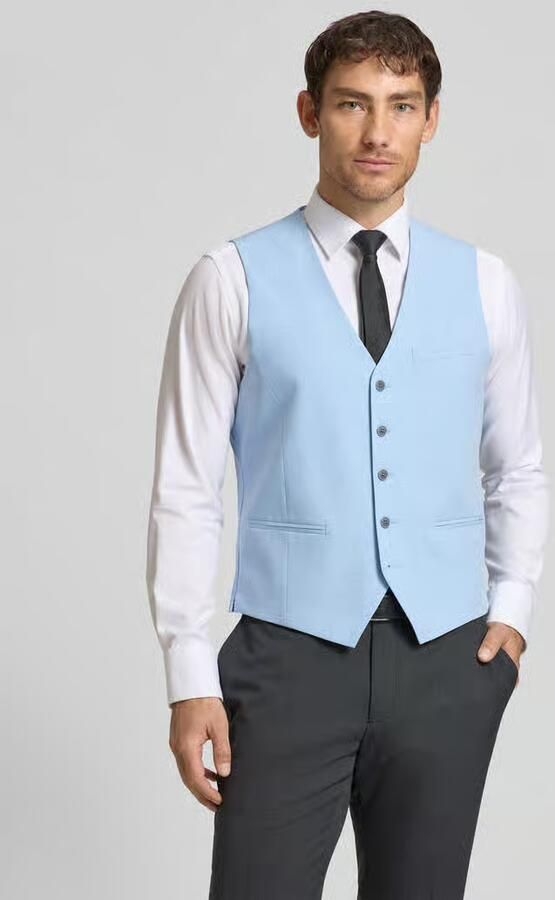 S.Oliver BLACK LABEL regular fit gilet met viscose - Foto 3