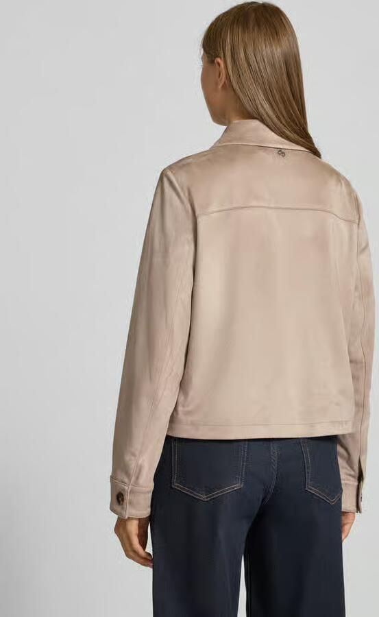 S.Oliver BLACK LABEL Regular fit jack in suèdelook - Foto 3