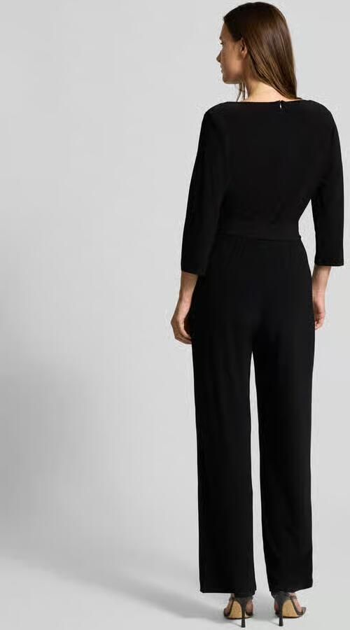 S.Oliver BLACK LABEL Regular fit jumpsuit met cascadehals - Foto 4