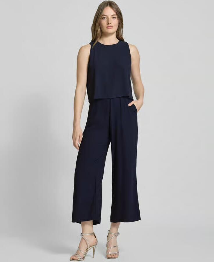 S.Oliver BLACK LABEL Regular fit jumpsuit met dubbellaagse chiffon - Foto 5