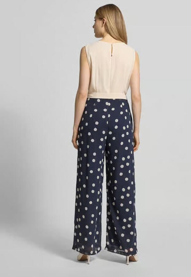 S.Oliver BLACK LABEL regular fit jumpsuit met tailleriem om te strikken - Foto 3