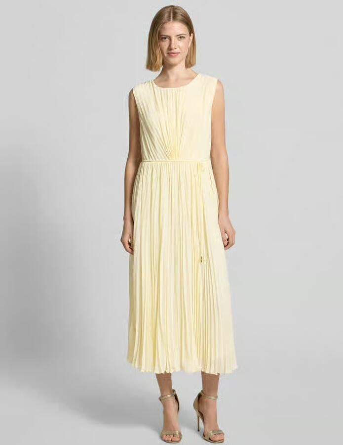 S.Oliver BLACK LABEL regular fit jurk met plissés - Foto 2