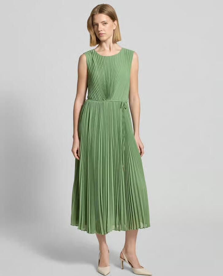 S.Oliver BLACK LABEL regular fit jurk met plissés - Foto 2