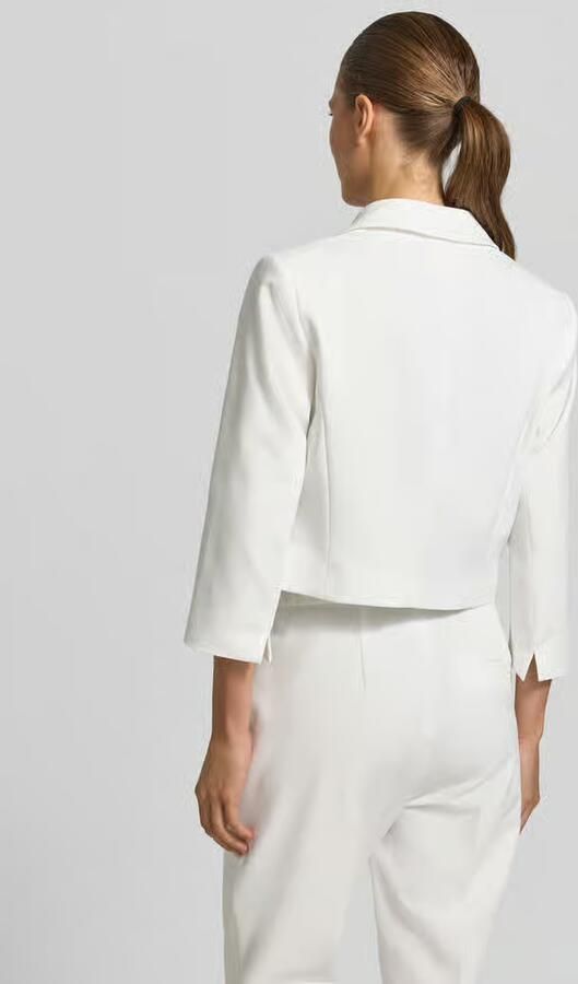 S.Oliver BLACK LABEL regular fit korte blazer met 1-knoopssluiting