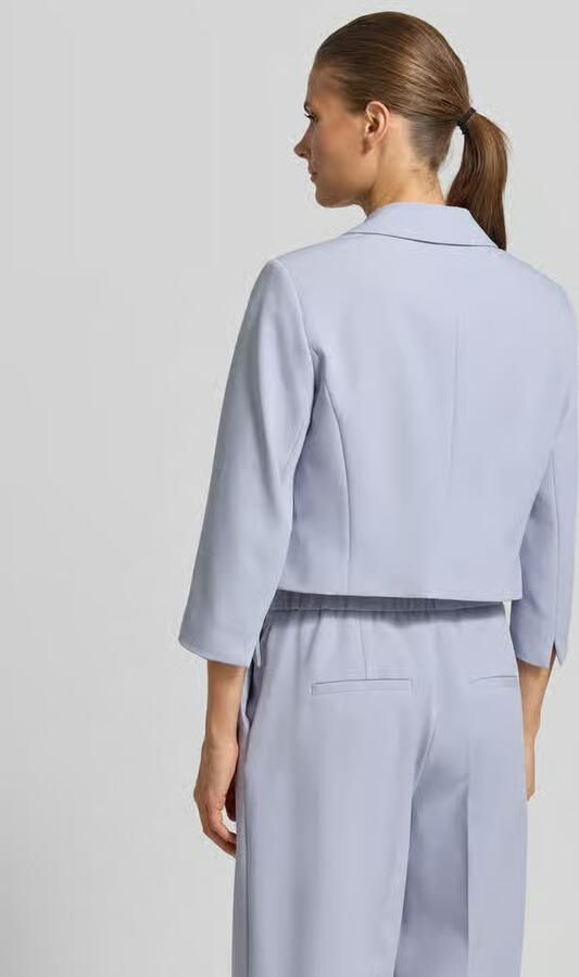 S.Oliver BLACK LABEL regular fit korte blazer met 1-knoopssluiting - Foto 6