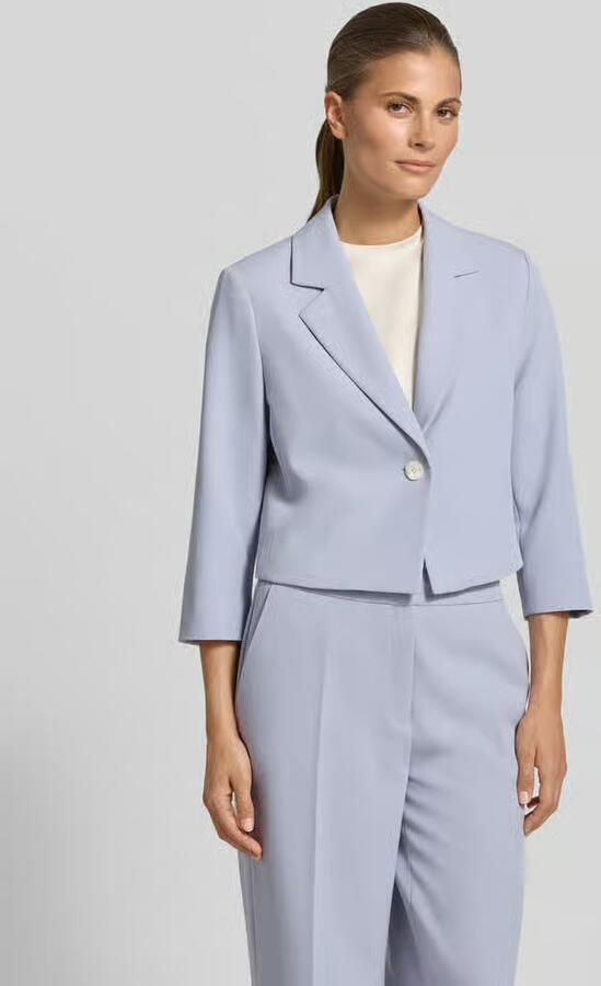 S.Oliver BLACK LABEL regular fit korte blazer met 1-knoopssluiting - Foto 5