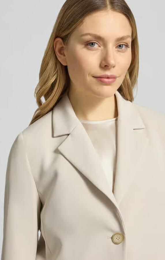 S.Oliver BLACK LABEL regular fit korte blazer met reverskraag