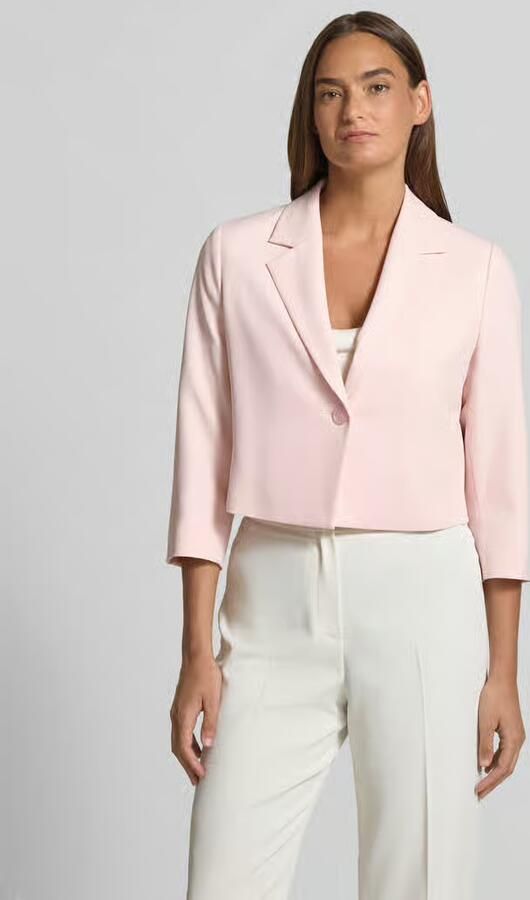 S.Oliver BLACK LABEL regular fit korte blazer met reverskraag - Foto 4