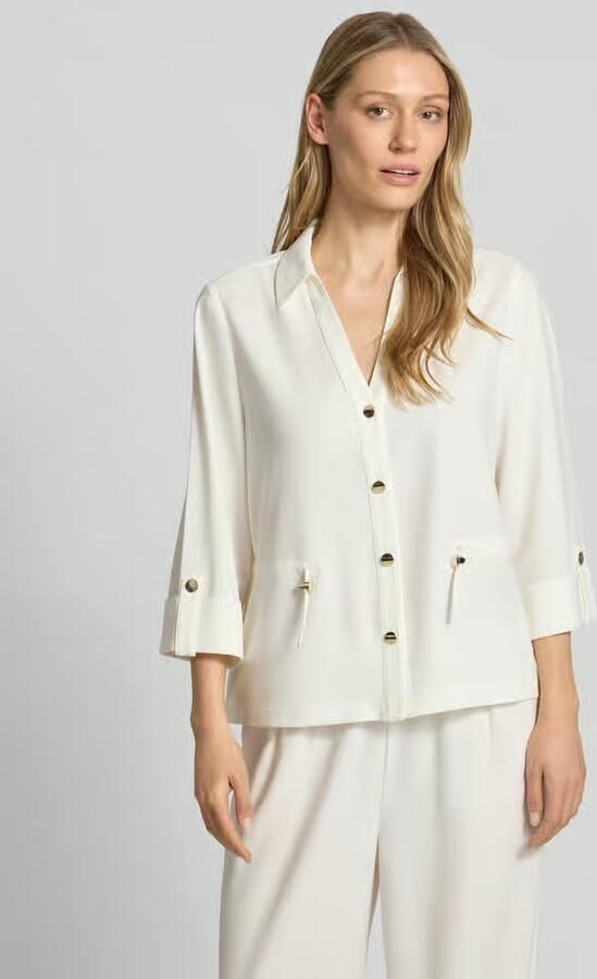 S.Oliver BLACK LABEL regular fit korte blazer met viscose - Foto 6