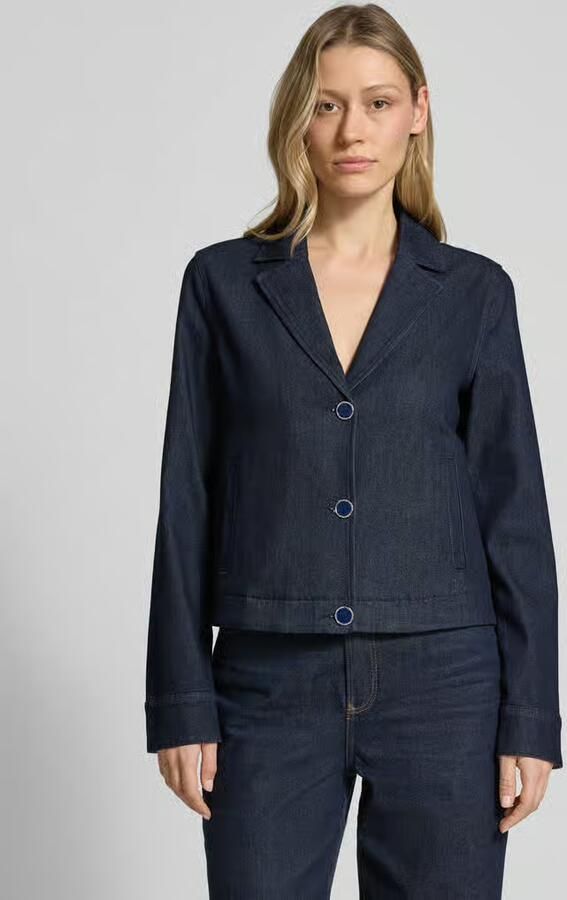 S.Oliver BLACK LABEL Regular fit korte blazer van Denim - Foto 2