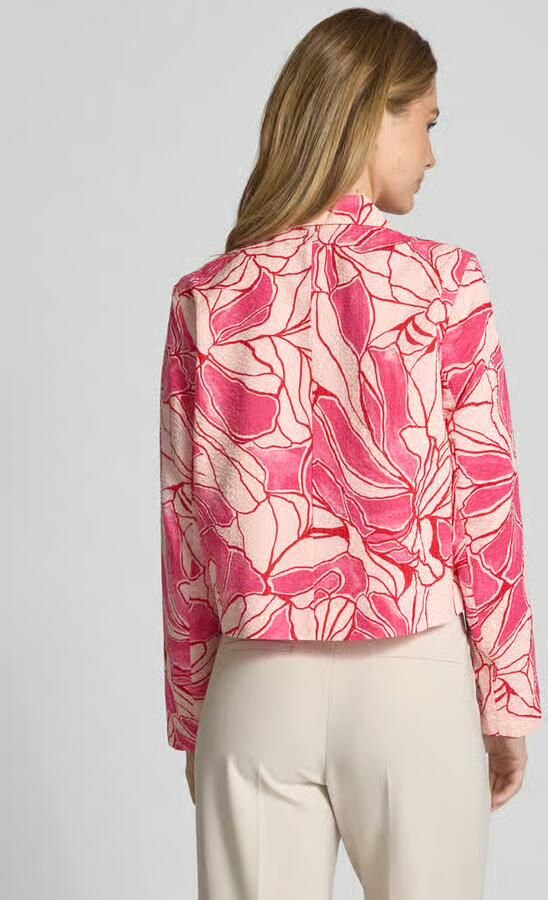 S.Oliver BLACK LABEL Regular fit korte blazer van puur katoen - Foto 4