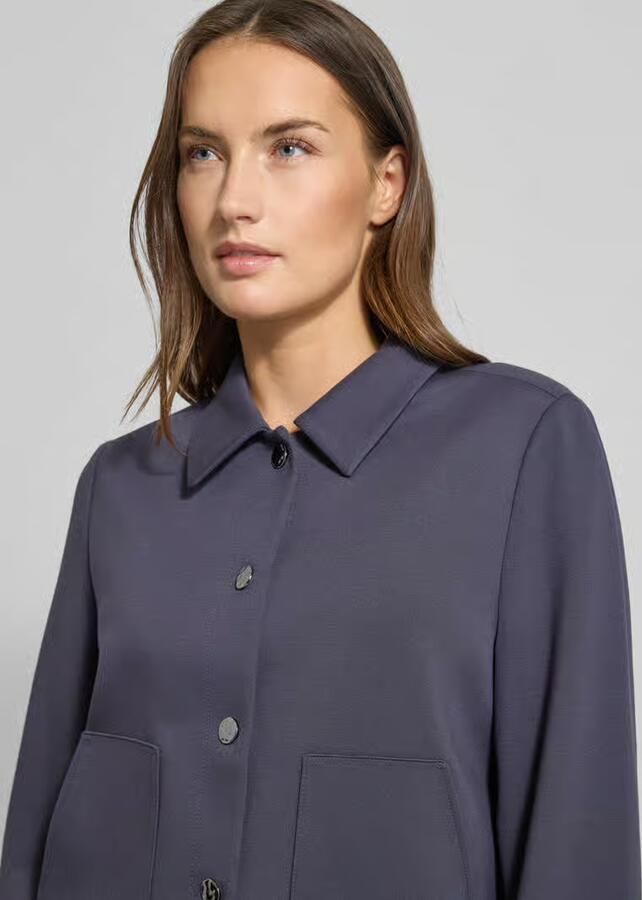 S.Oliver BLACK LABEL Regular fit korte blazer van viscosemix - Foto 2