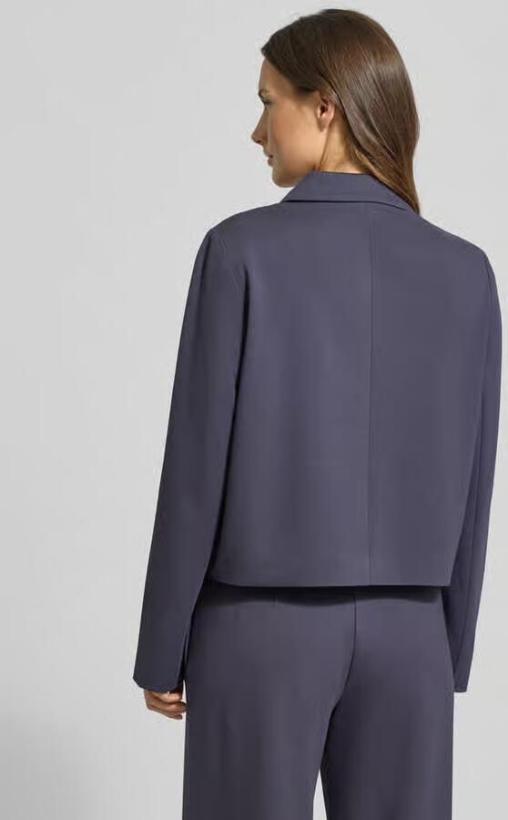 S.Oliver BLACK LABEL Regular fit korte blazer van viscosemix - Foto 3