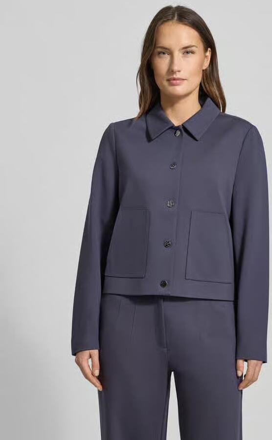 S.Oliver BLACK LABEL Regular fit korte blazer van viscosemix - Foto 4