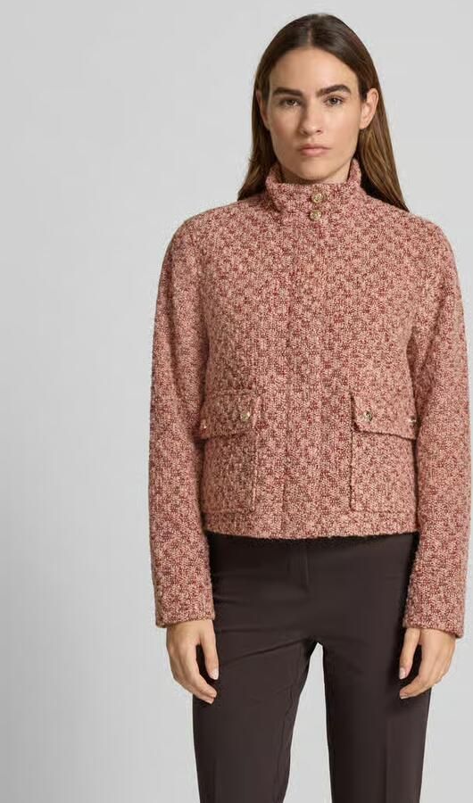 S.Oliver BLACK LABEL Regular fit korte blazer van wolmix - Foto 2