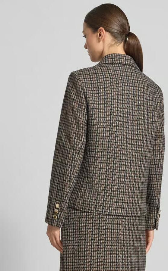 S.Oliver BLACK LABEL Regular fit korte blazer van wolmix - Foto 3
