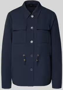 S.Oliver BLACK LABEL regular fit lange blazer met borstpattentaschen - Foto 4