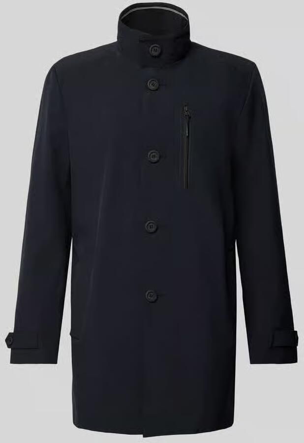 S.Oliver BLACK LABEL Regular fit lange jas met waterafstotende functie en opstaande kraag