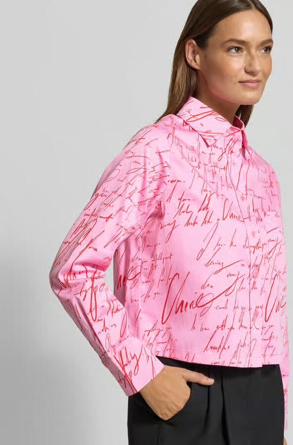 S.Oliver BLACK LABEL Regular fit overhemdblouse van katoenmix - Foto 2