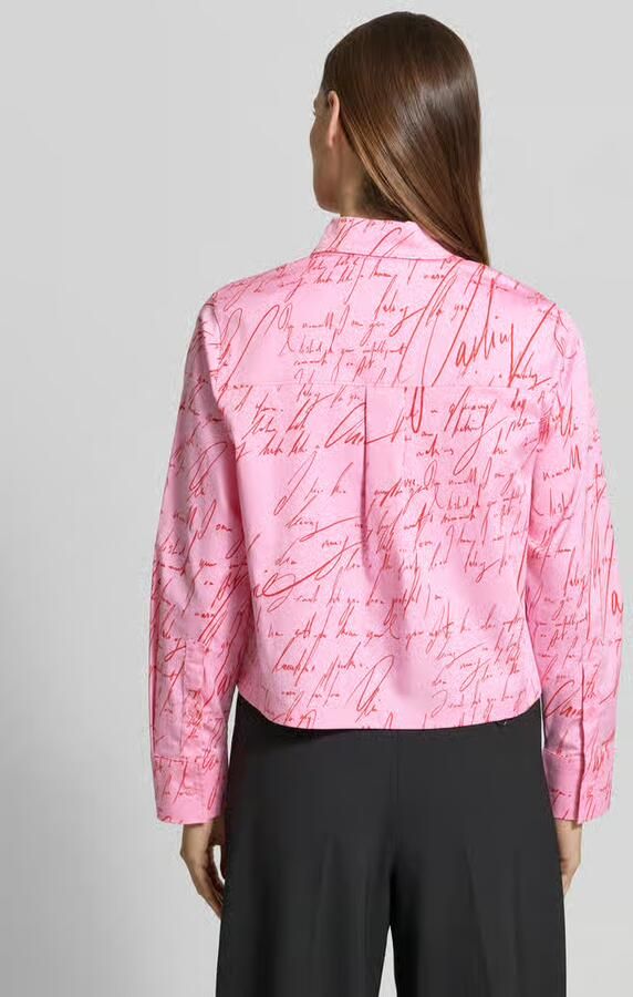 S.Oliver BLACK LABEL Regular fit overhemdblouse van katoenmix - Foto 4
