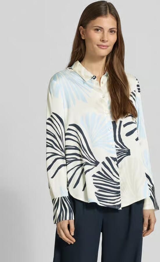 S.Oliver BLACK LABEL Regular fit overhemdblouse van pure viscose - Foto 5