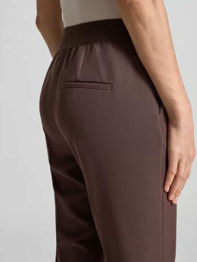 S.Oliver BLACK LABEL Regular fit pantalon met elastische band