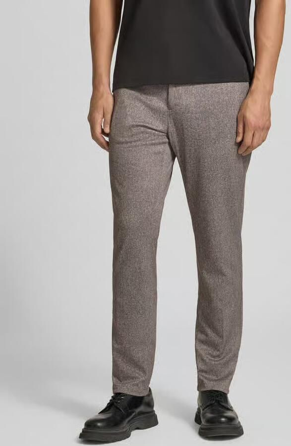 S.Oliver BLACK LABEL Regular fit pantalon met mix van katoen en lyocell model 'Jogg' - Foto 6