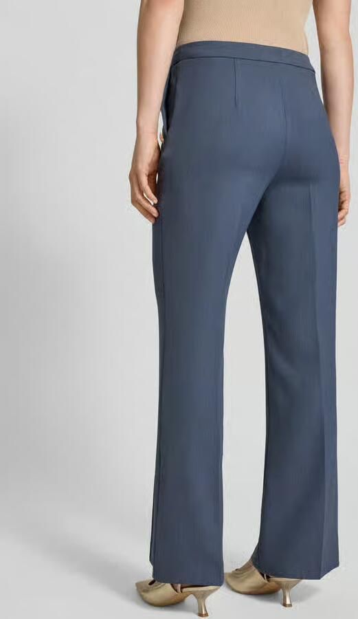 S.Oliver BLACK LABEL Regular fit pantalon met viscose hoge taille en decoratieve knopen - Foto 3