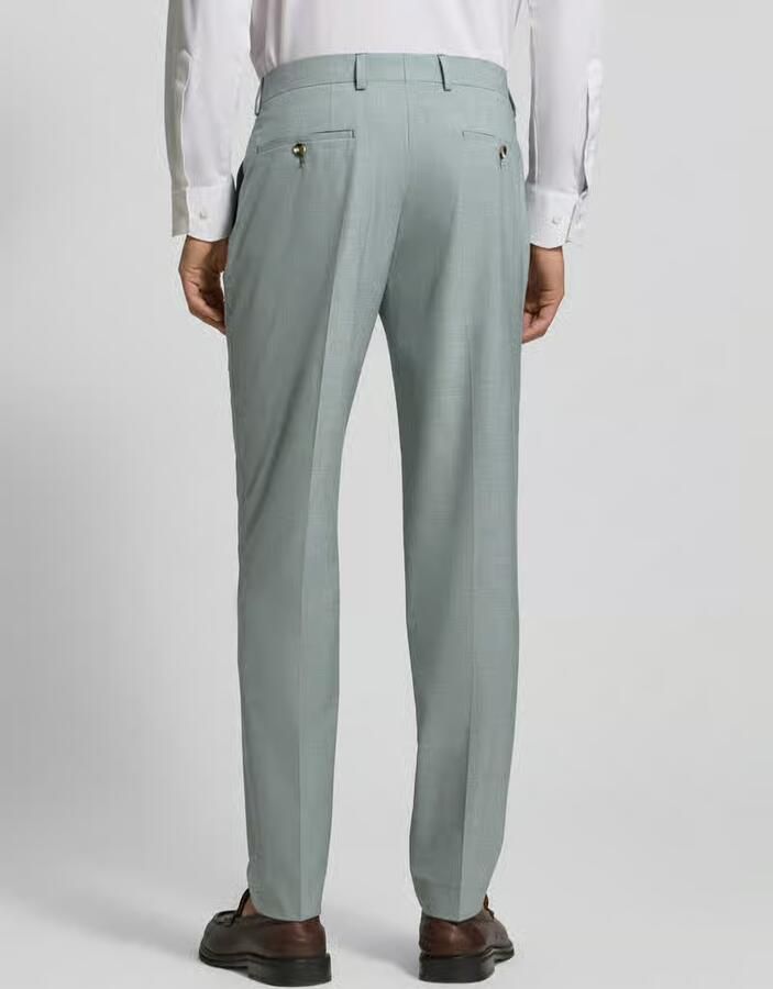 S.Oliver BLACK LABEL Pantalon in koningsblauw met persplooien model 'Opure' - Foto 3