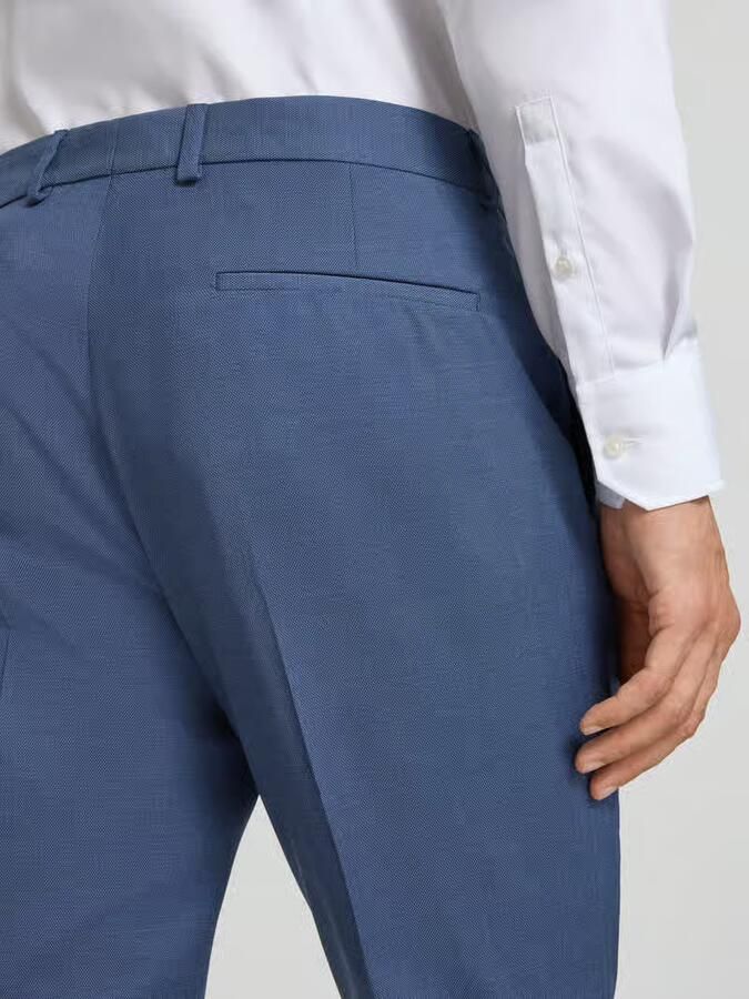 S.Oliver BLACK LABEL regular fit pantalon van zuivere scheerwol model 'SO PURE'