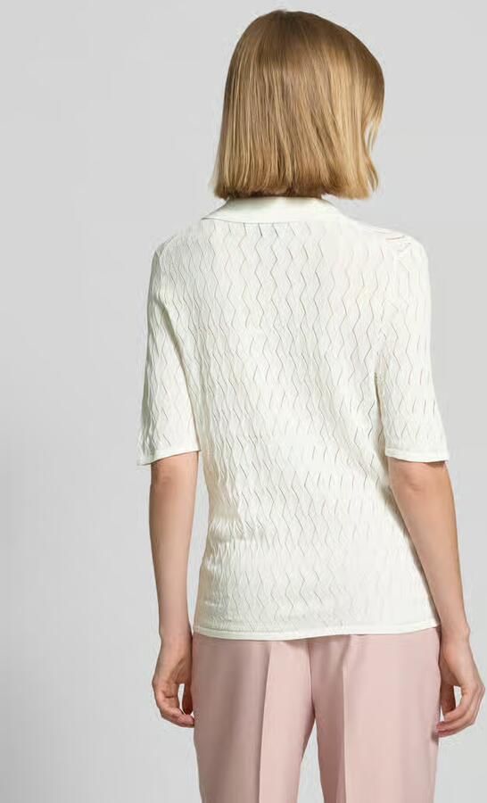 S.Oliver BLACK LABEL regular fit poloshirt van viscosemix - Foto 3