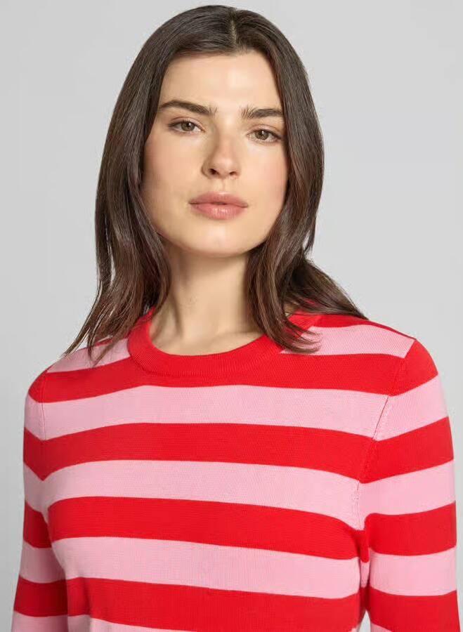 S.Oliver BLACK LABEL Regular fit Pullover van Mix van katoen en modal - Foto 3