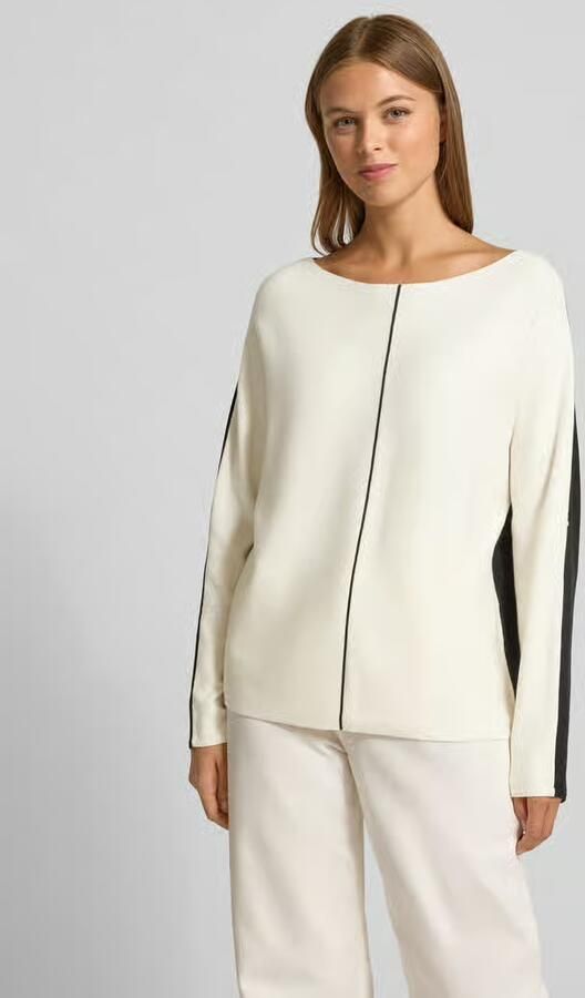 S.Oliver BLACK LABEL Regular fit pullover van viscosemix - Foto 4