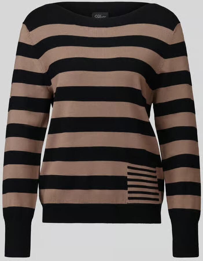S.Oliver BLACK LABEL Regular fit pullover van viscosemix