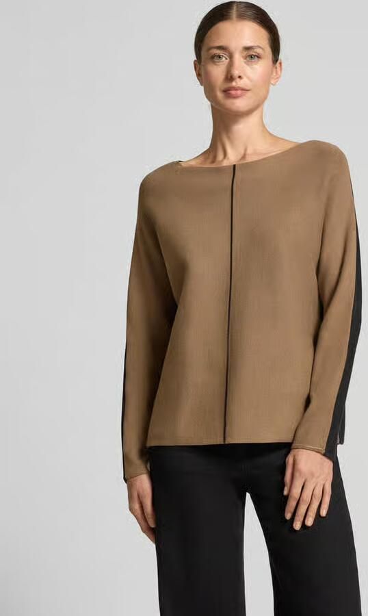S.Oliver BLACK LABEL Regular fit pullover van viscosemix - Foto 5