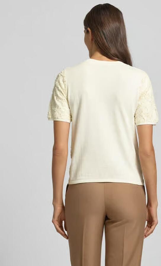 S.Oliver BLACK LABEL Regular fit shirt met glittergaren en pailletten