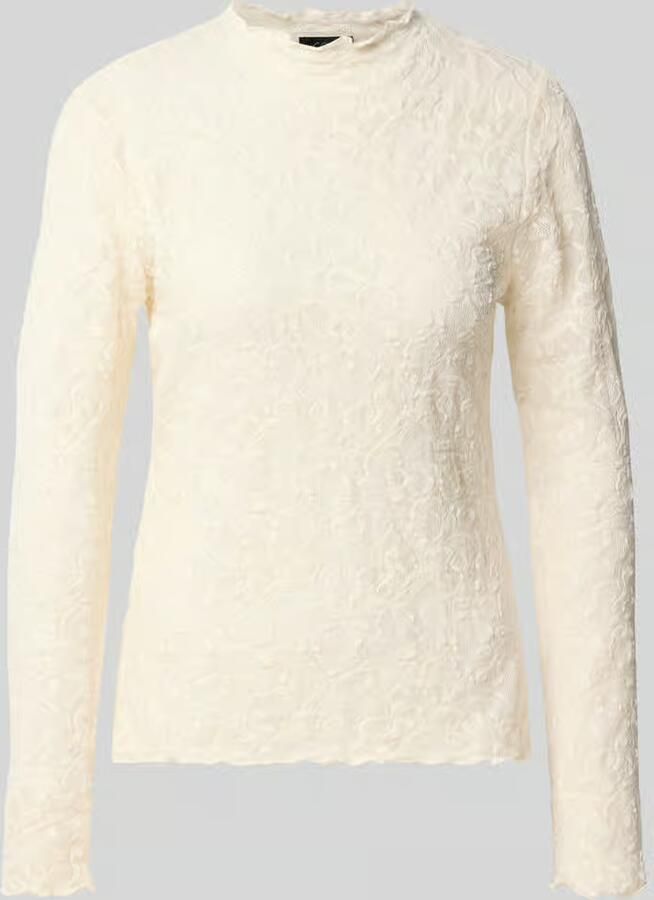 S.Oliver BLACK LABEL Regular fit shirt met lange mouwen met all-over motief