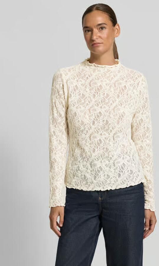 S.Oliver BLACK LABEL Regular fit shirt met lange mouwen met all-over motief - Foto 2