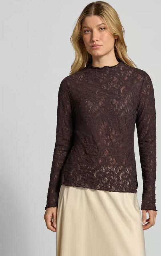 S.Oliver BLACK LABEL Regular fit shirt met lange mouwen met all-over motief - Foto 2
