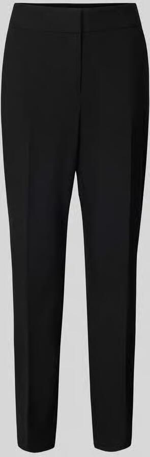 S.Oliver BLACK LABEL Regular fit smalle broek met persplooien
