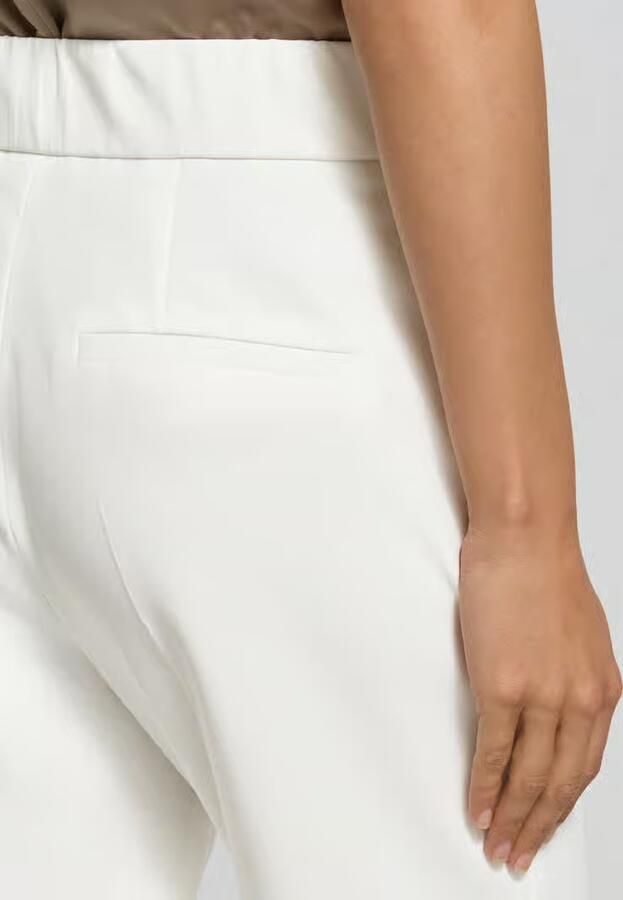 S.Oliver BLACK LABEL regular fit Smalle broek met persplooien