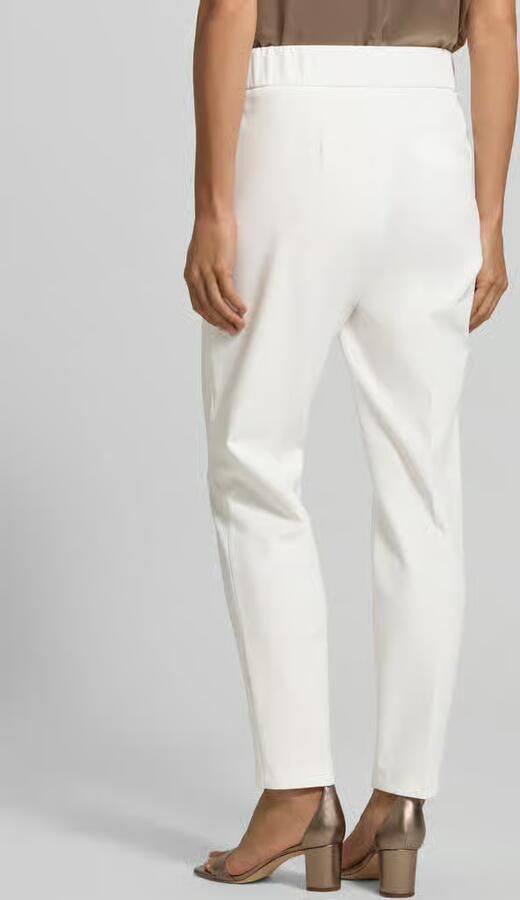S.Oliver BLACK LABEL regular fit Smalle broek met persplooien
