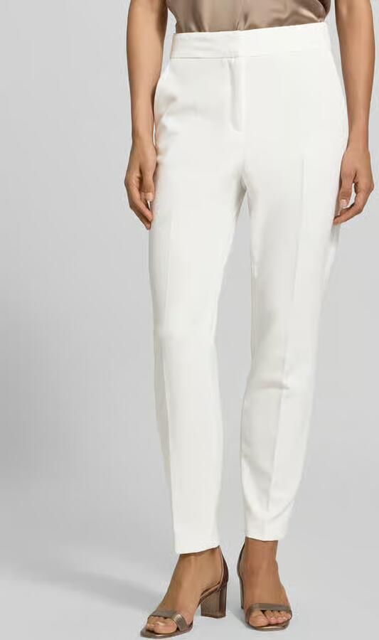 S.Oliver BLACK LABEL regular fit Smalle broek met persplooien - Foto 3