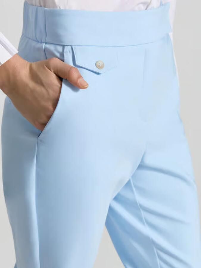 S.Oliver BLACK LABEL Regular fit stoffen broek met katoen - Foto 2