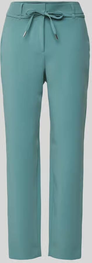 S.Oliver BLACK LABEL Regular fit stoffen broek met riemlussen - Foto 2